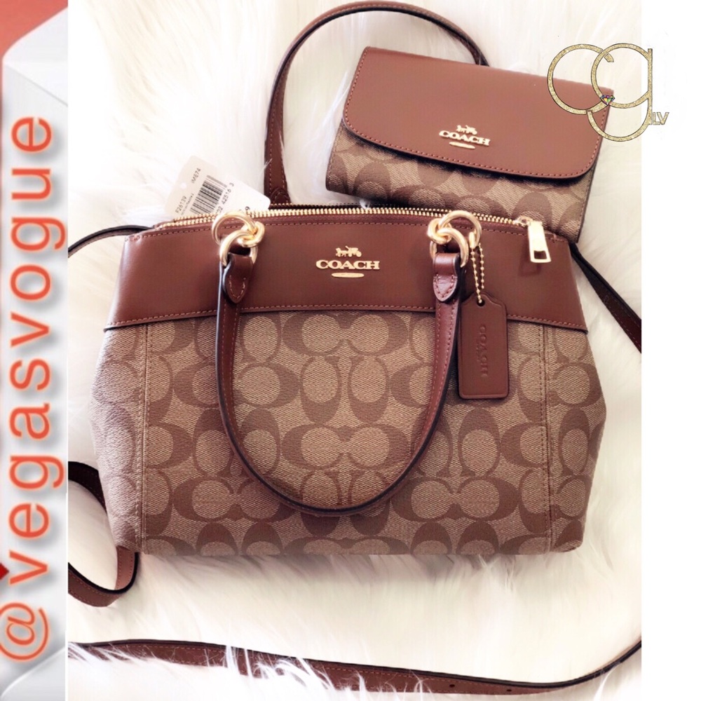 COACH Mini Brooke Carryall & Sig Envelope Wallet